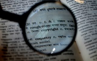 Copyright in dictionary