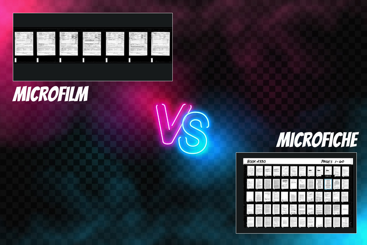 Microfilm vs Microfiche