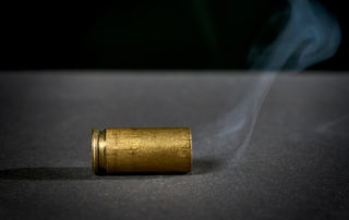 Smoking Bullet Casing