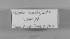 Microfilm roll box label
