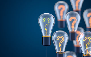 Question Marks in Lightbulbs