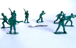 Toy Soldiers Guard a Key