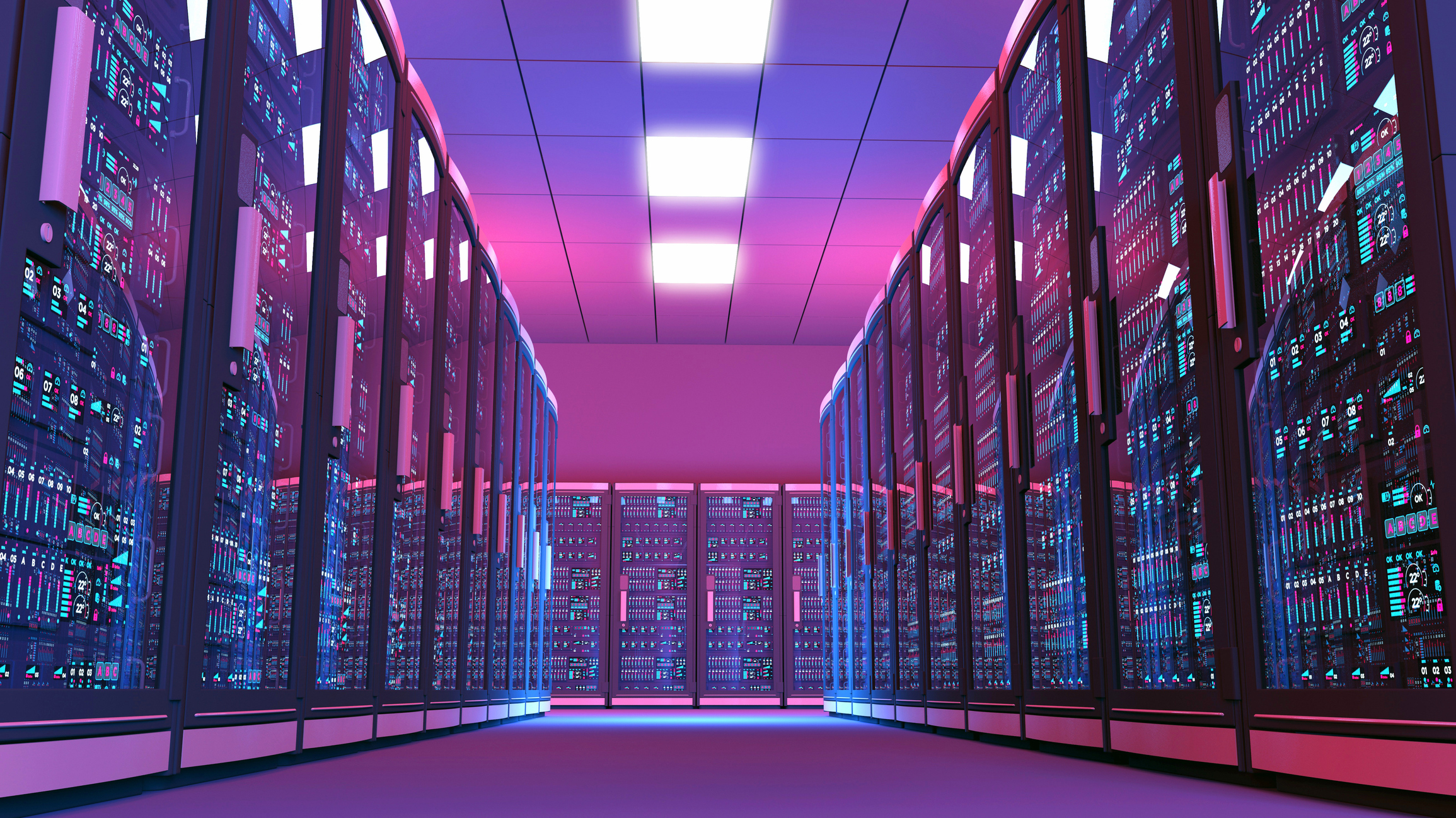 Data center server racks