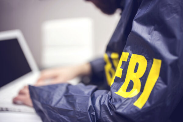 FBI agent using laptop