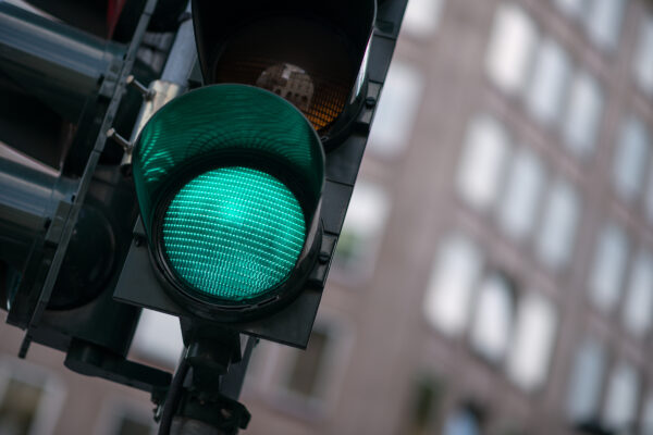 Green traffic light