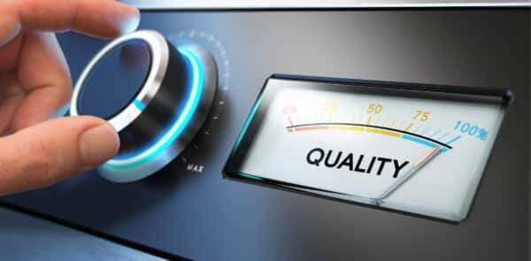 Dial with quality rating